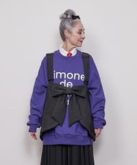 Emboss ribbon vest