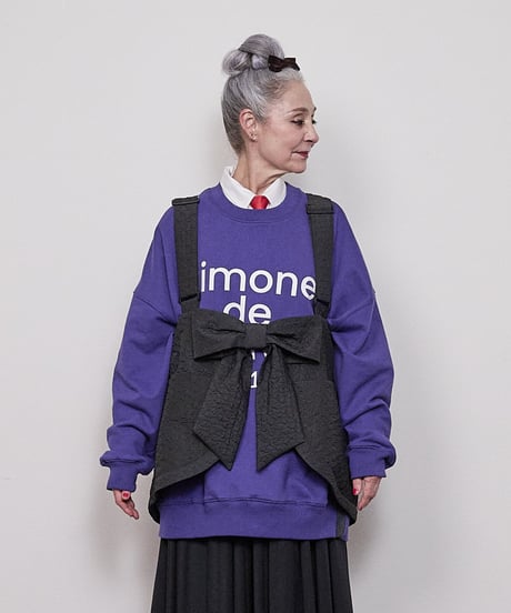 Emboss ribbon vest
