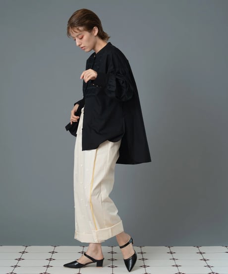 Cotton stand collar shirts