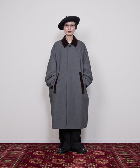 Stand collar  coat