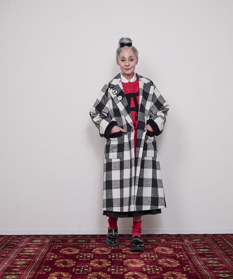 Buffalo check coat