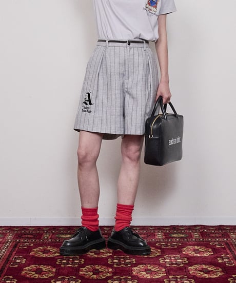 Stripe short pants