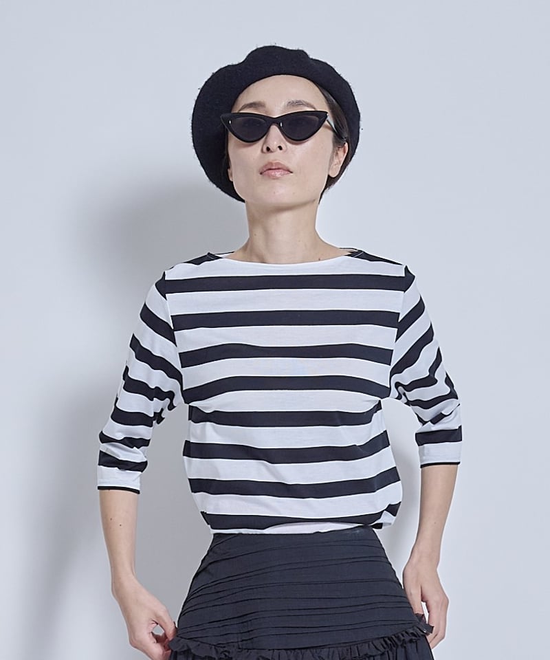 Boat neck border T-shirts | VISPOQUEGARDEN