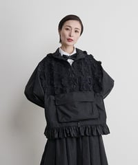 Flower lace Anorak Jacket