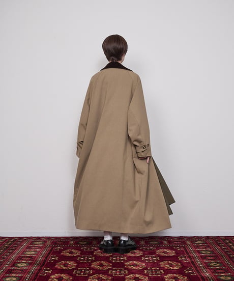 Stand collar  coat