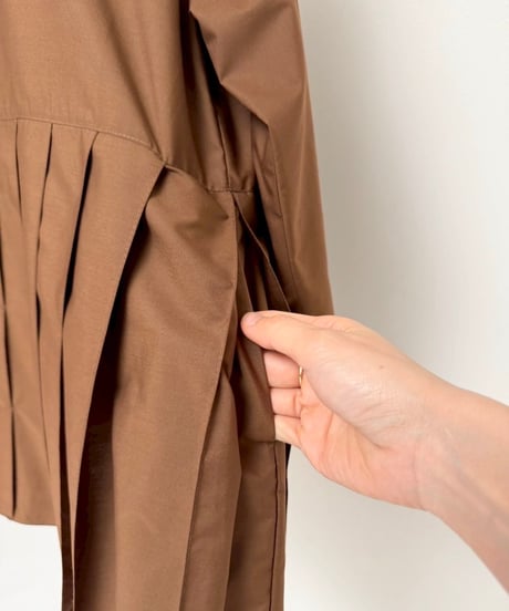 Ribbon Tie Pleats shirts