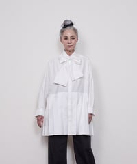 Ribbon Tie Pleats shirts