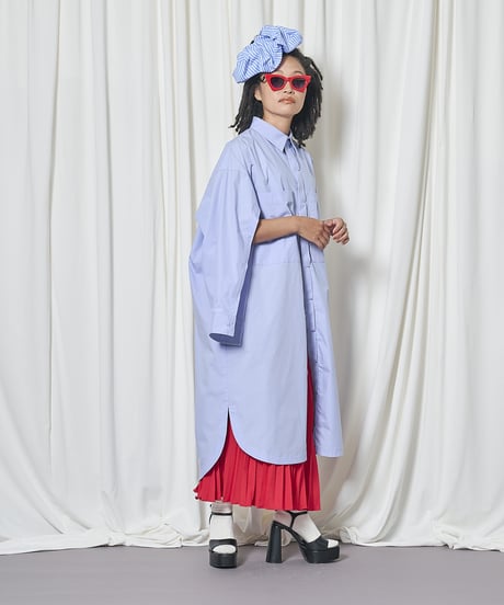 Back Lace Shirts Dress