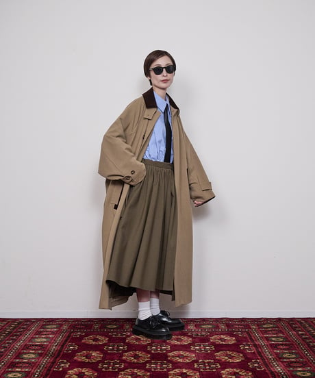 Stand collar  coat
