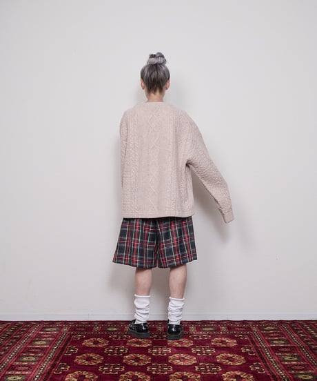 A(cademic) logo aran knit