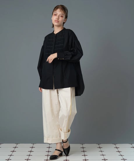 Cotton stand collar shirts