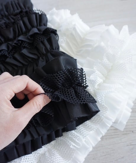Raffled frill vest