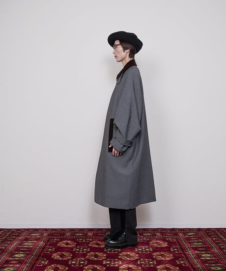 Stand collar  coat
