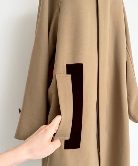 Stand collar  coat