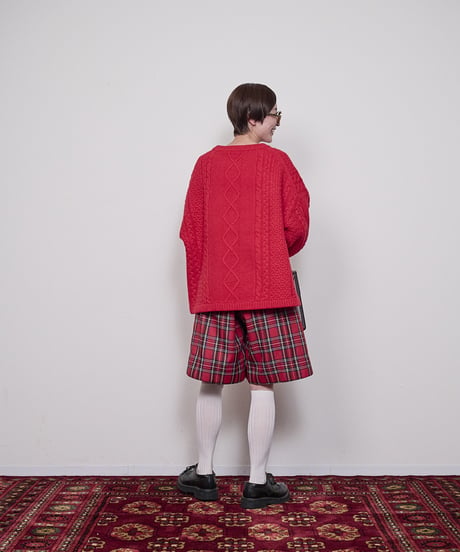A(cademic) logo aran knit