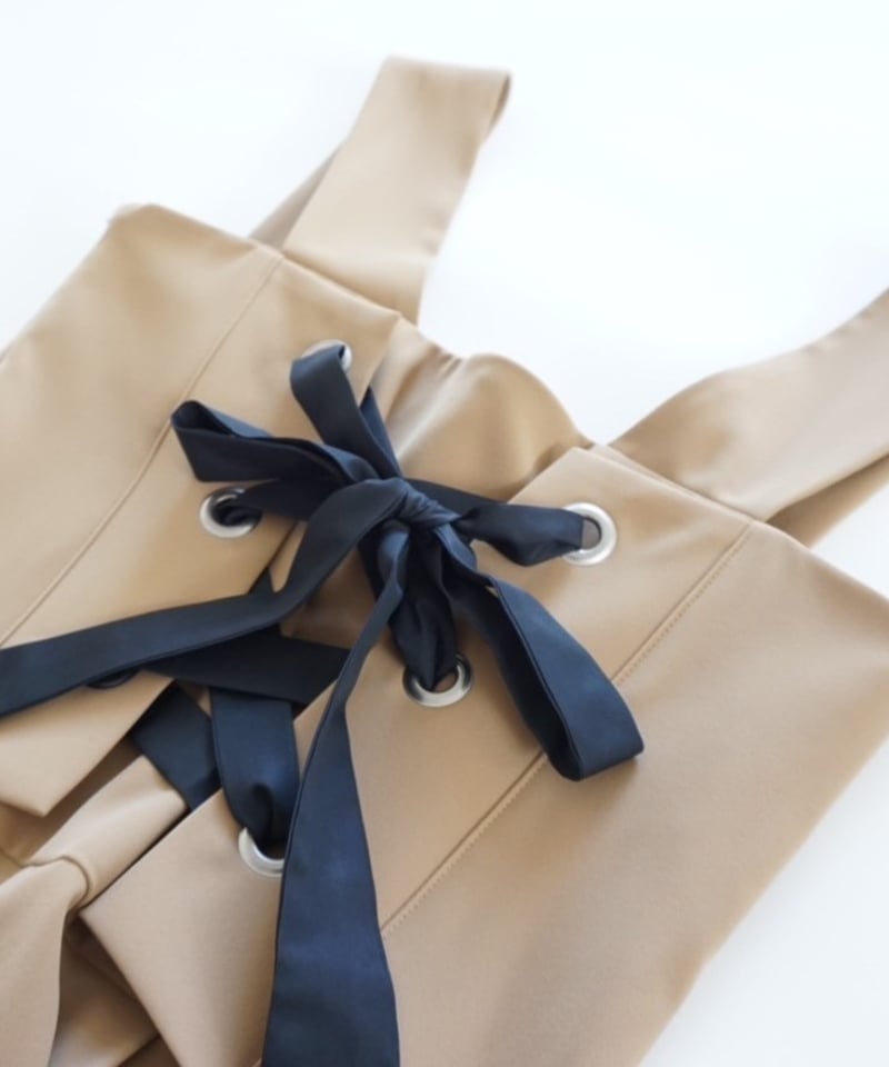 Back Ribbon dress | VISPOQUEGARDEN