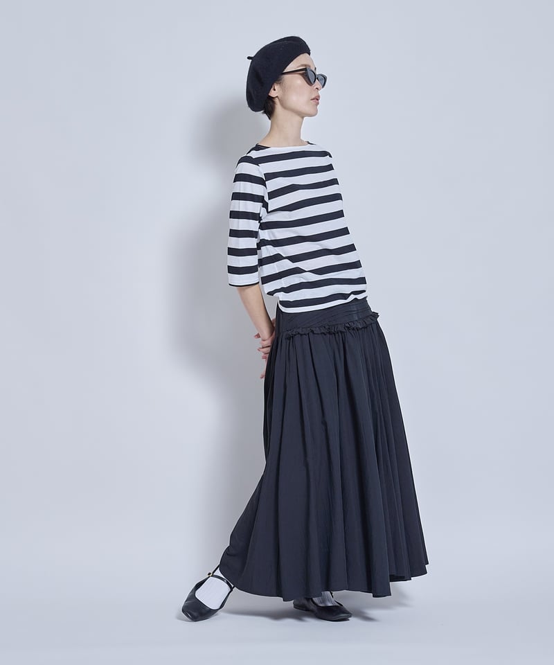 Boat neck border T-shirts | VISPOQUEGARDEN