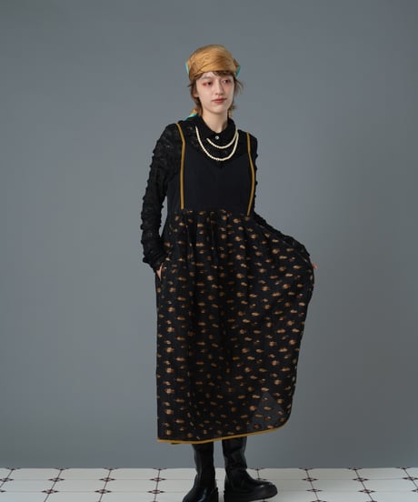 Jacquard camisole dress