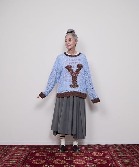 Randum hem pleats skirt