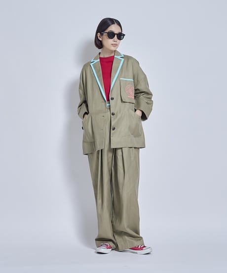 Linen/Cotton herringbone Jacket