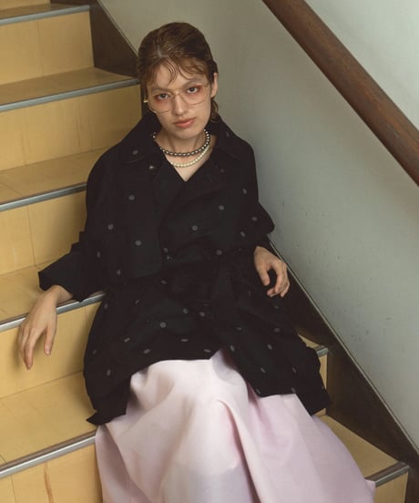small flower embroidered coat