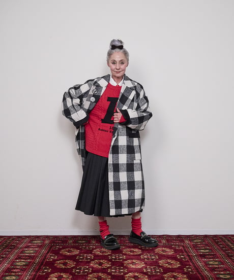 Buffalo check coat