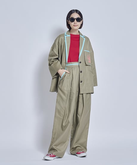 Linen/Cotton herringbone Jacket