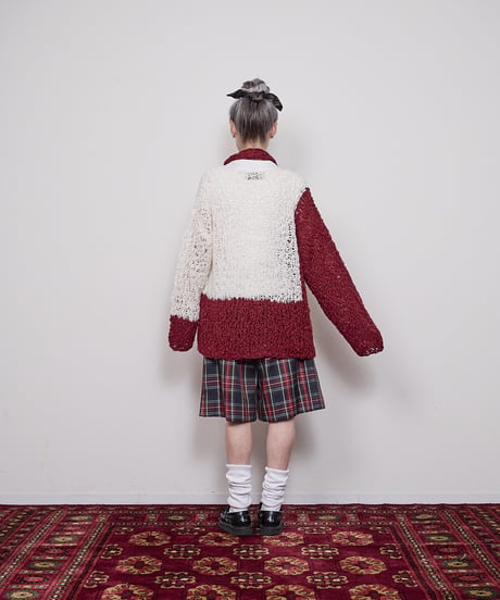 Blocking mesh knit