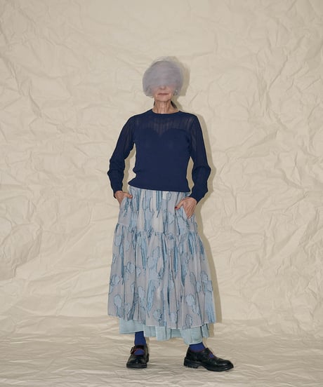 Herringbone＆RIB knit