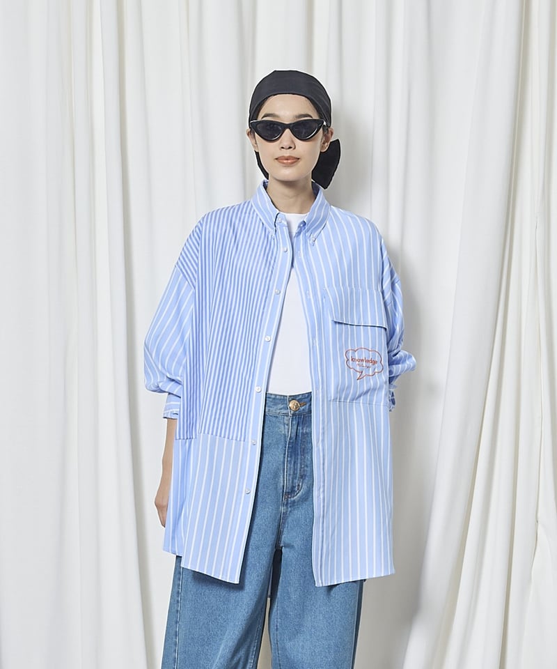 Stripe Big Shirts | VISPOQUEGARDEN