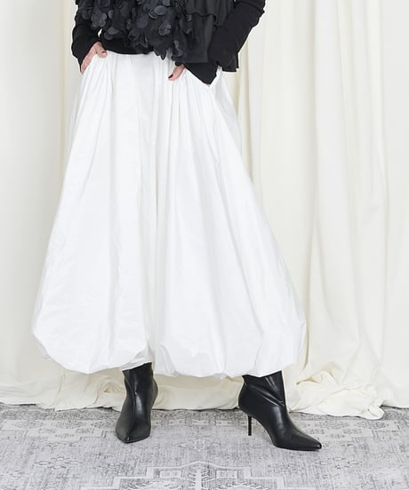 Balloon long skirt