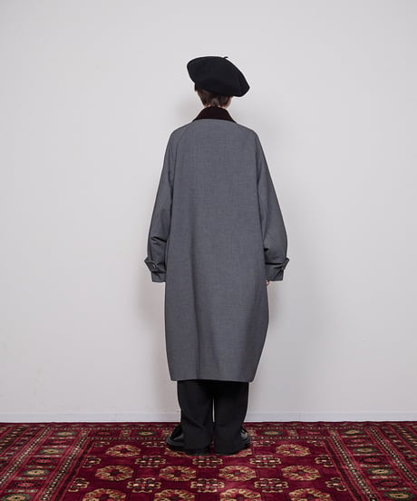 Stand collar  coat
