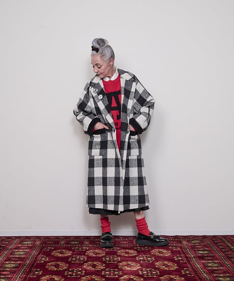 Buffalo check coat