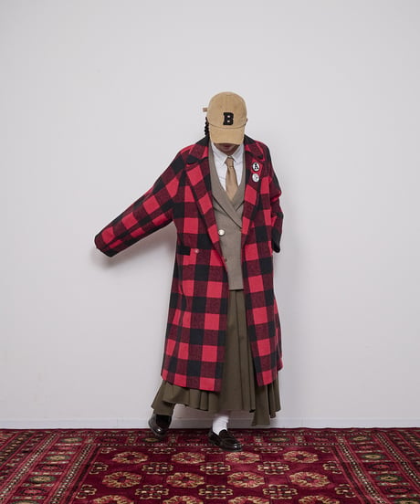 Buffalo check coat