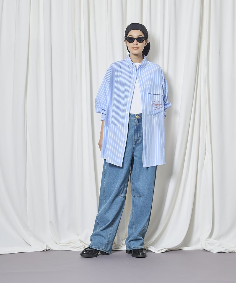 Stripe Big Shirts | VISPOQUEGARDEN