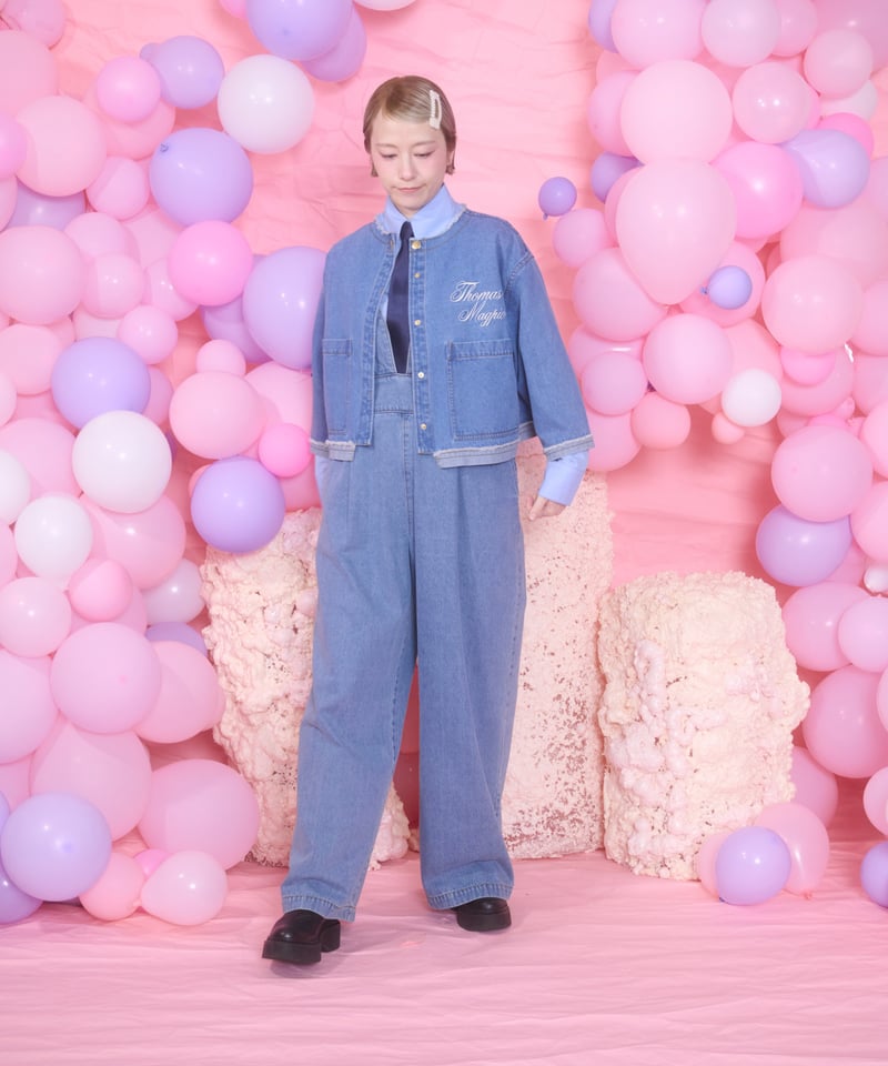 Verybrain Shaggy Short Jacket blue ジャケット・アウター 