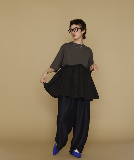 Cocoon Silhouette Pants
