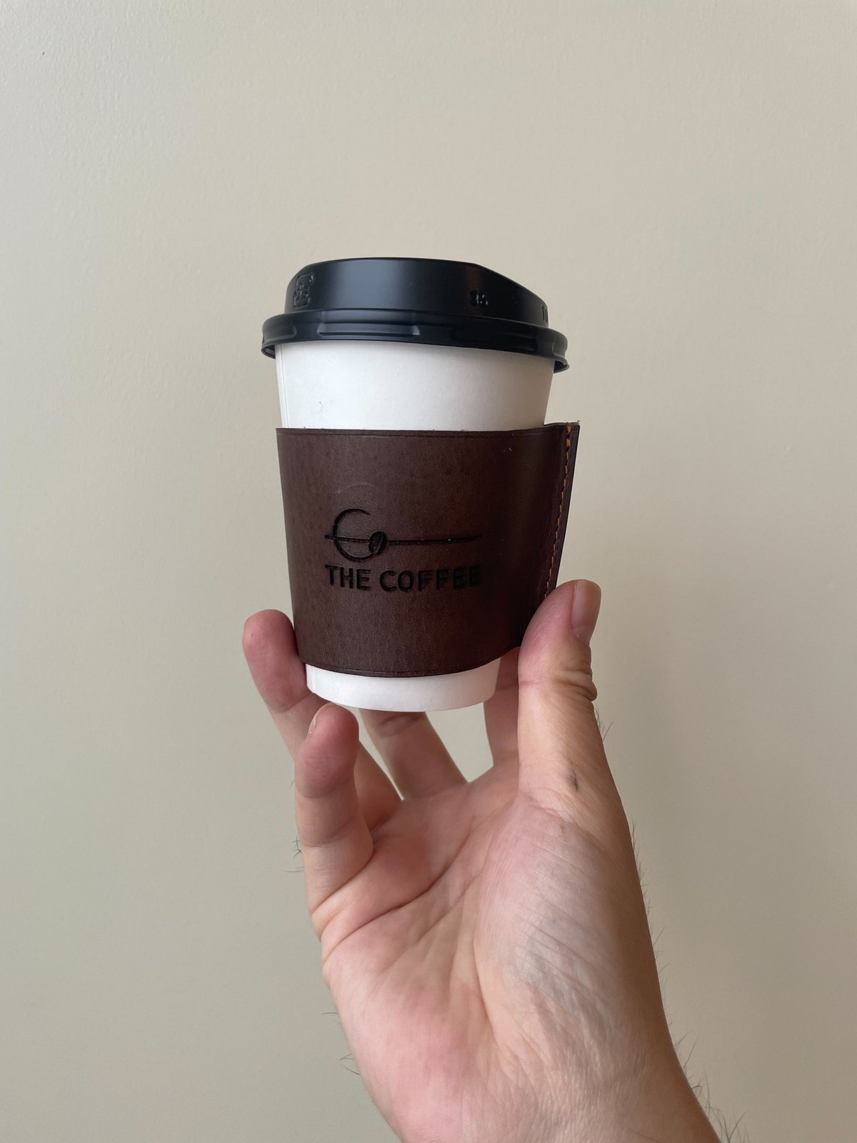 ロゴ刻印】本革スリーブ | THE COFFEE