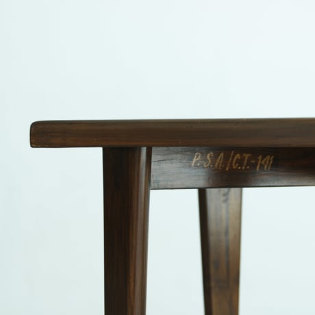 PIERRE JEANNERET ピエール・ジャンヌレ  SQUARE TABLE 1959~60 ORIGINAL VINTAGE (No.T4)