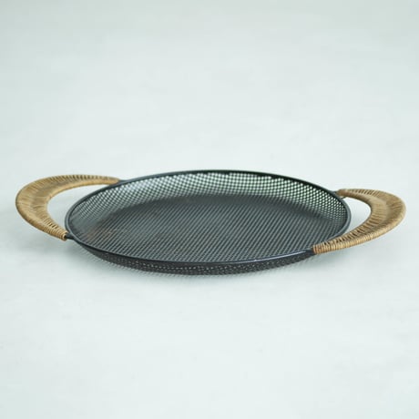 MATHIEU MATEGOT マシュー・マテゴ METAL TRAY WITH CANE HANDLES 1950'S ORIGINAL VINTAGE (No.OD1)