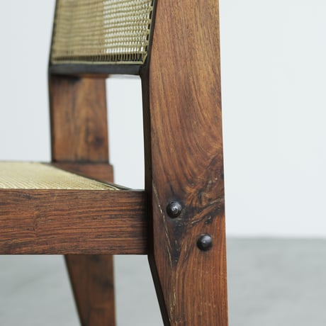 PIERRE JEANNERET  NUT EASY CHAIR 1950'S ORIGINAL VINTAGE (No.B17)