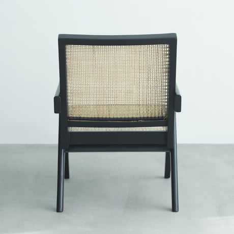 PIERRE JEANNERET ピエール・ジャンヌレ  EASY ARM CHAIR BLACK 1950'S ORIGINAL VINTAGE (No.B3)