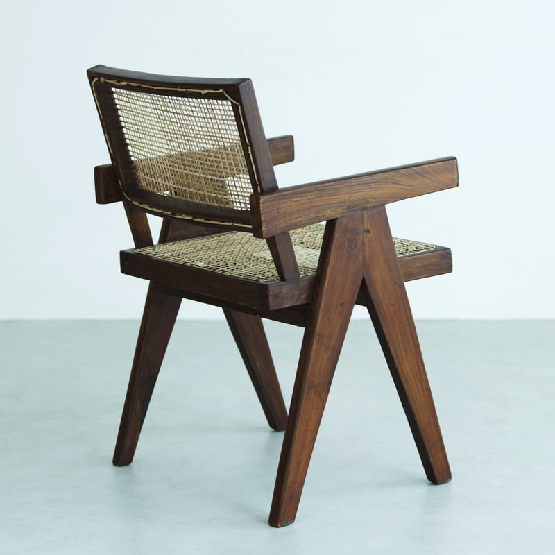 PIERRE JEANNERET ピエール・ジャンヌレ OFFICE CANE CHAIR 1 PIERRE JEANNERET ピエール・ジャンヌレ OFFICE CANE CHAIR 1