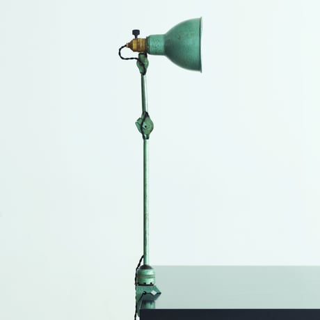 LAMPE GRAS 204 RAVEL HAMMERED GREEN   1960'S  ORIGINAL VINTAGE (No.L4)