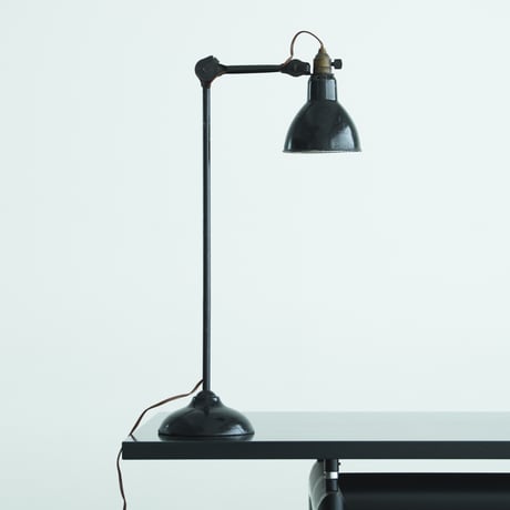 LAMPE GRAS 305 MARBRIER BLACK ENAMEL 1920'S ORIGINAL VINTAGE (No.B6)
