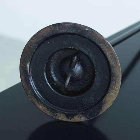 LAMPE GRAS 305 MARBRIER BLACK ENAMEL 1920'S ORIGINAL VINTAGE (No.B6)