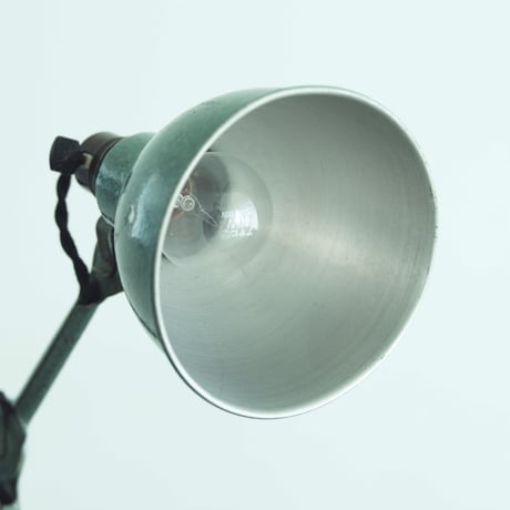 LAMPE GRAS 205 RAVEL HAMMERED GREEN   1960'S  ORIGINAL VINTAGE (No.L9)