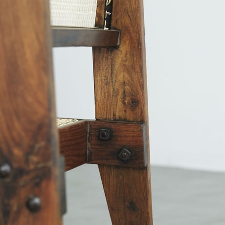 PIERRE JEANNERET  NUT EASY CHAIR 1950'S ORIGINAL VINTAGE (No.B17)