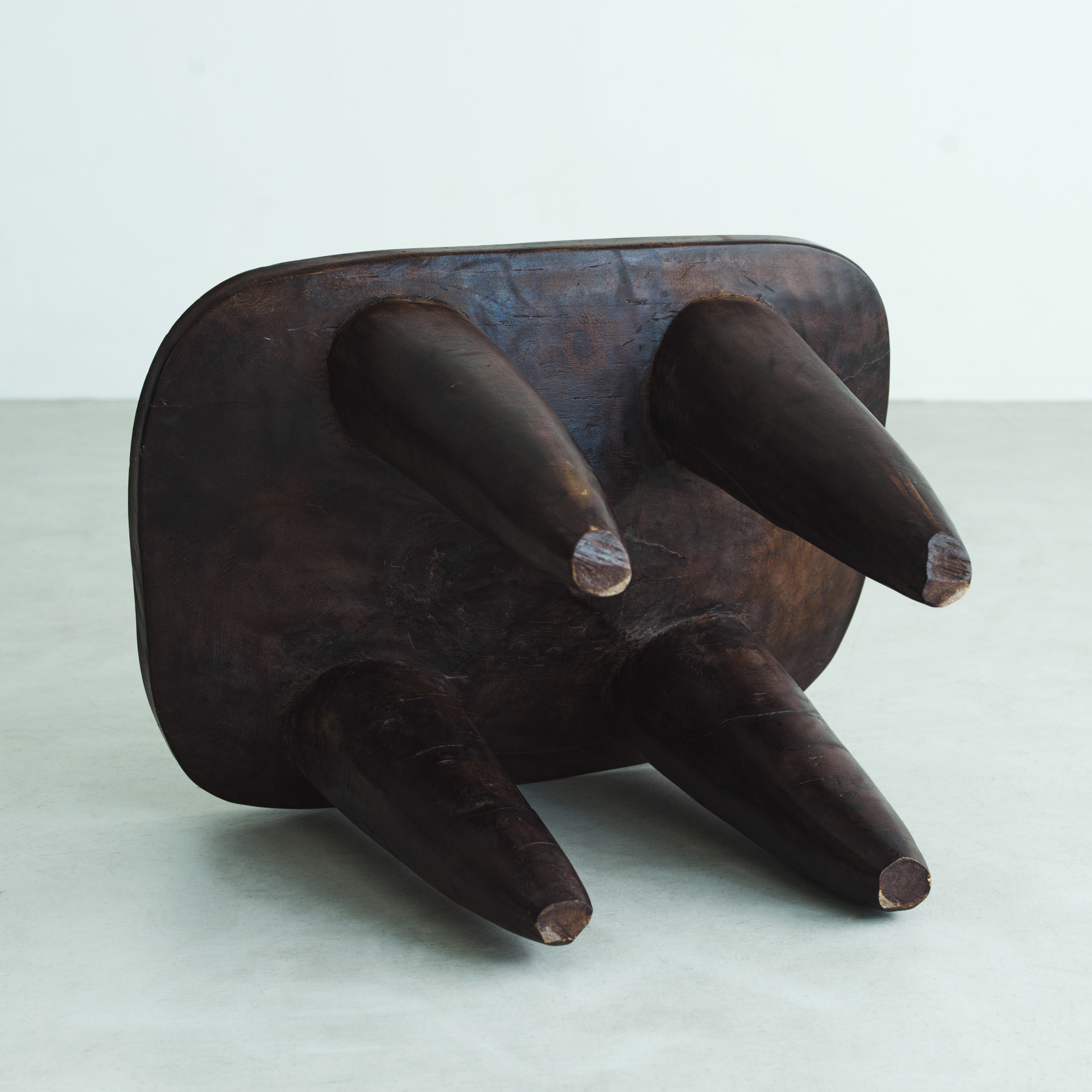 SENUFO STOOL セヌフォ・スツール LARGE SIZE アフリカ民芸品 (No.