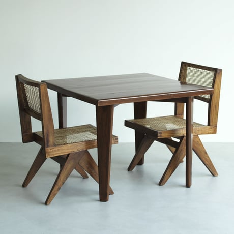 PIERRE JEANNERET ピエール・ジャンヌレ  SQUARE TABLE 1959~60 ORIGINAL VINTAGE (No.T4)
